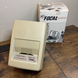 Focal Magnum 4X Slide Viewer TESTED - WORKS w/ Box, Manual K-mart